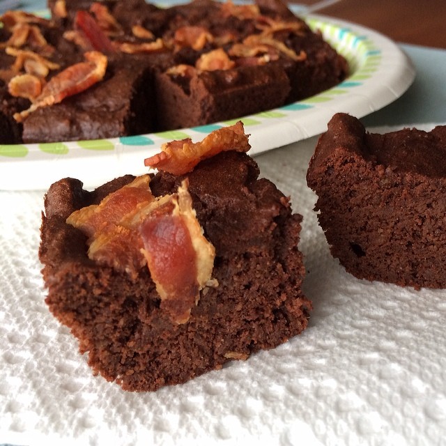 Bacon Coffee Brownies