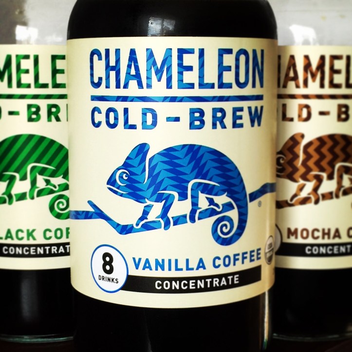The way you enjoy Chameleon Cold Brew Coffee Concentrate is as plain and simple as its extremely short ingredient list: add water and enjoy. It’s made from Filtered Water and 100% Organic Fair Trade Arabica coffee beans.